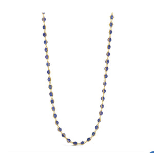 Aquamarine Woven Necklace
