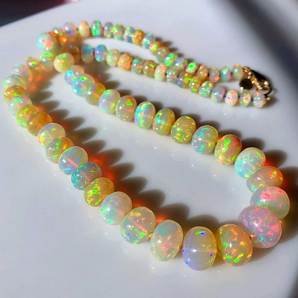 Mined + Found 20" Royal Opal Necklace