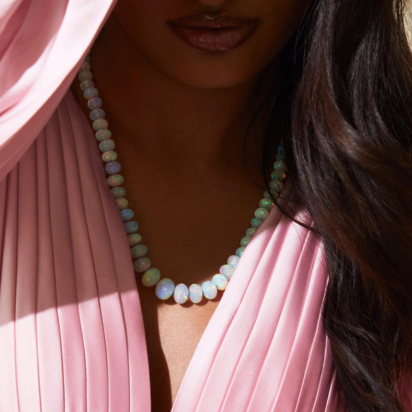 Mined + Found 20" Royal Opal Necklace