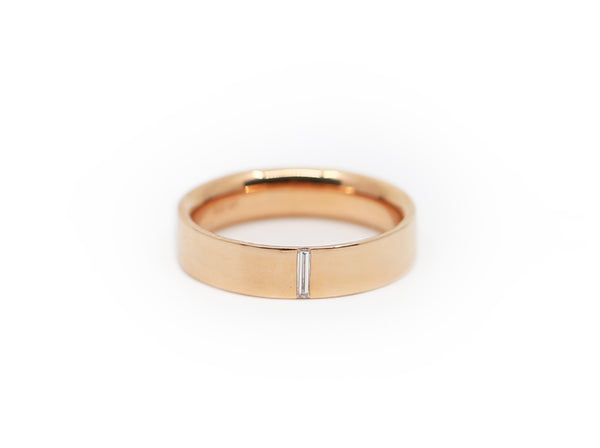 Thick Baguette Diamond Band