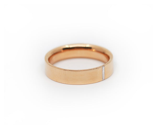 Thick Baguette Diamond Band