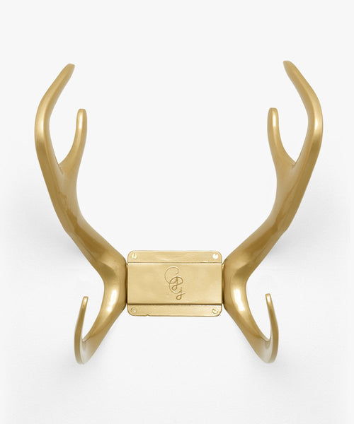 Reindeer Wall Hose Mount - Gold