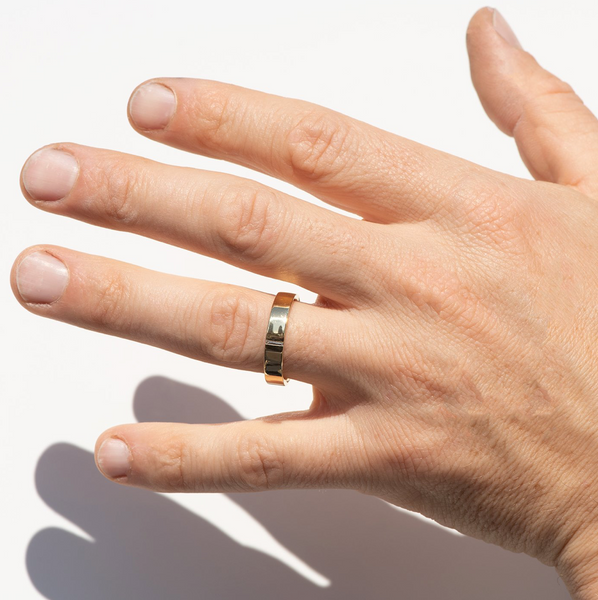 Thick Baguette Diamond Band