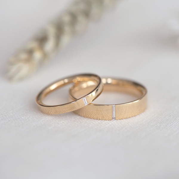 Thick Baguette Diamond Band
