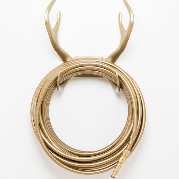 Reindeer Wall Hose Mount - Gold
