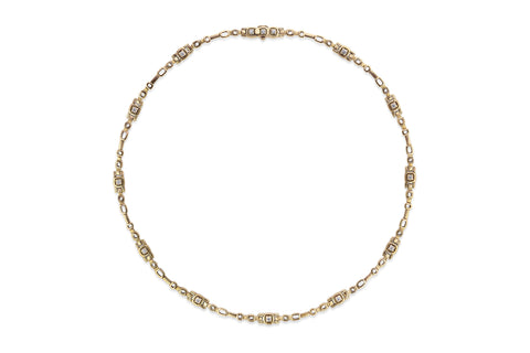 Gold and Diamond necklace