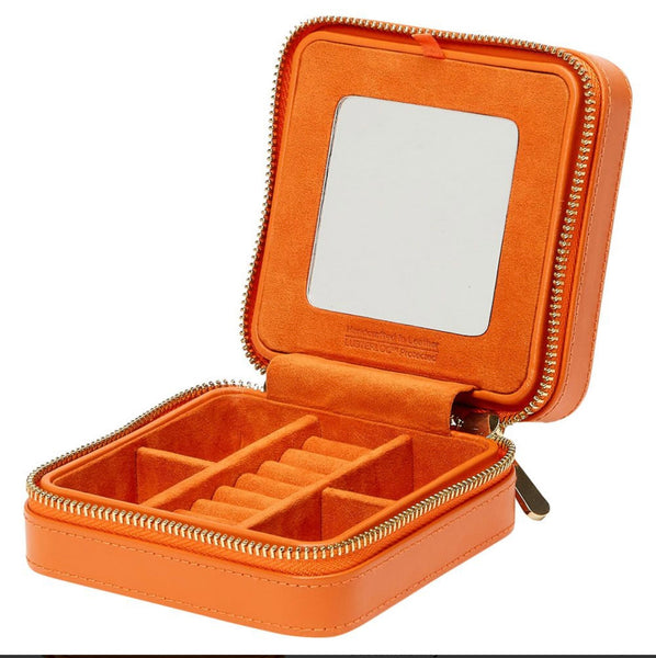 Wolf Maria Small Zip Case - Tangerine