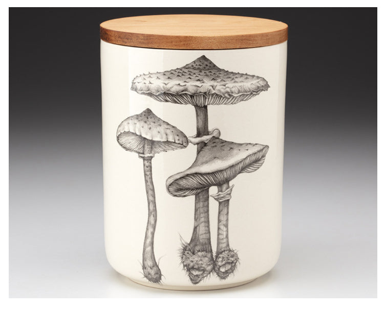 Medium Canister Parasol #4 Mushrooms