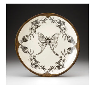 Small Round Platter Luna Moth