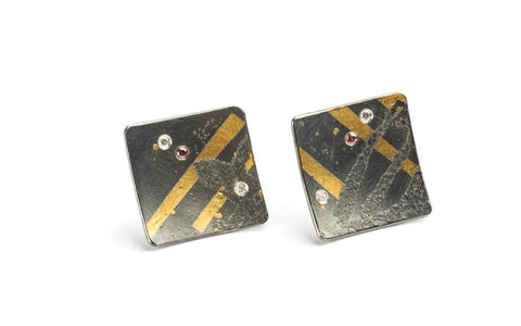 Zobel Square Earrings