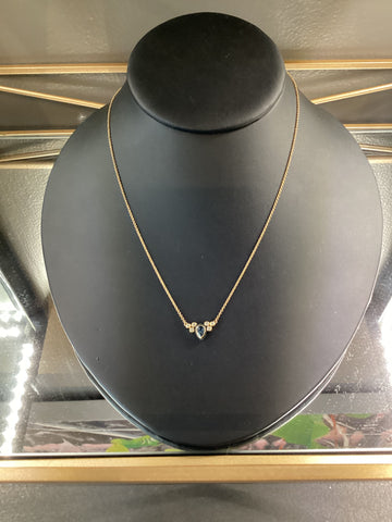 Chroma Sapphire and Diamond Necklace