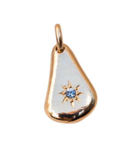 Halsted Montana Yogo Sapphire gold Pendant