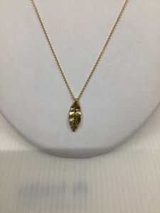 Alex Sepkus 'Leaf 2' Pendant on 18K chain