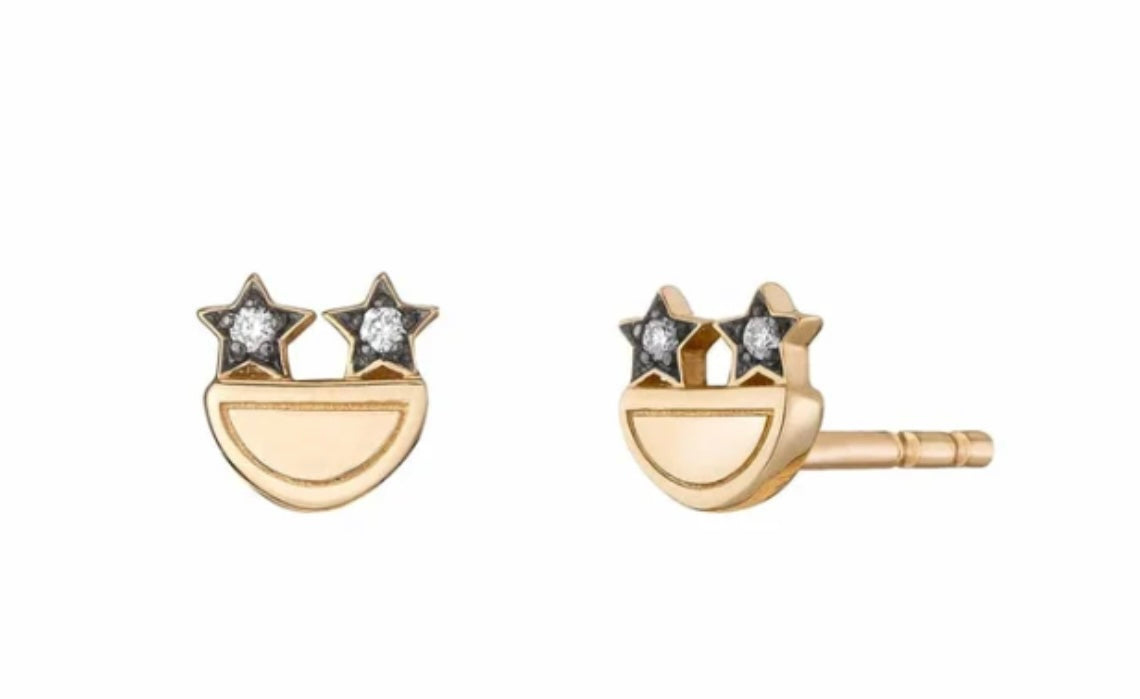 Starry Eyes Emotey Studs