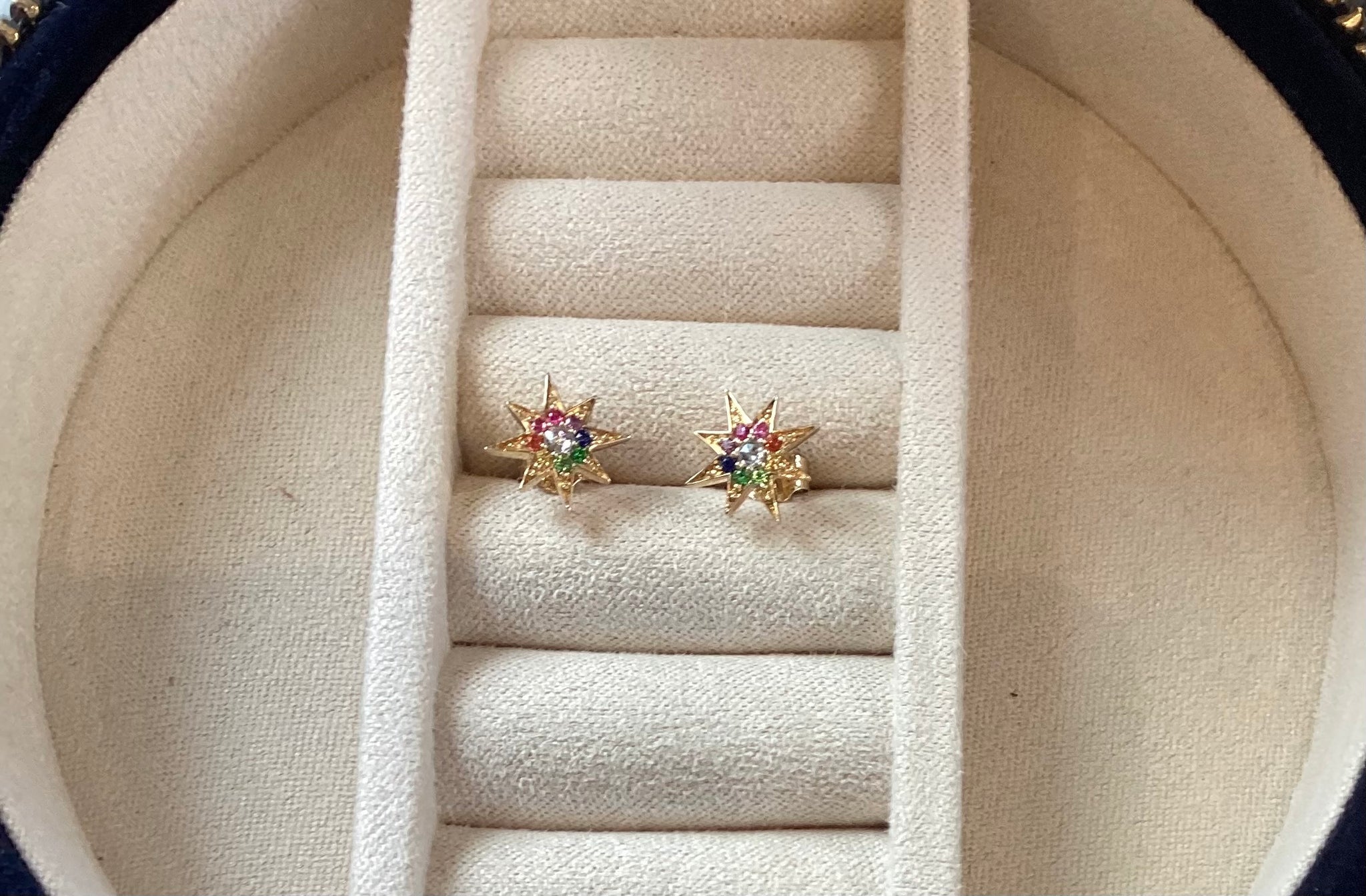 Mined + Found North Star Stud Earrings