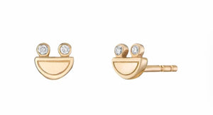 Round Eyes Emotey Studs