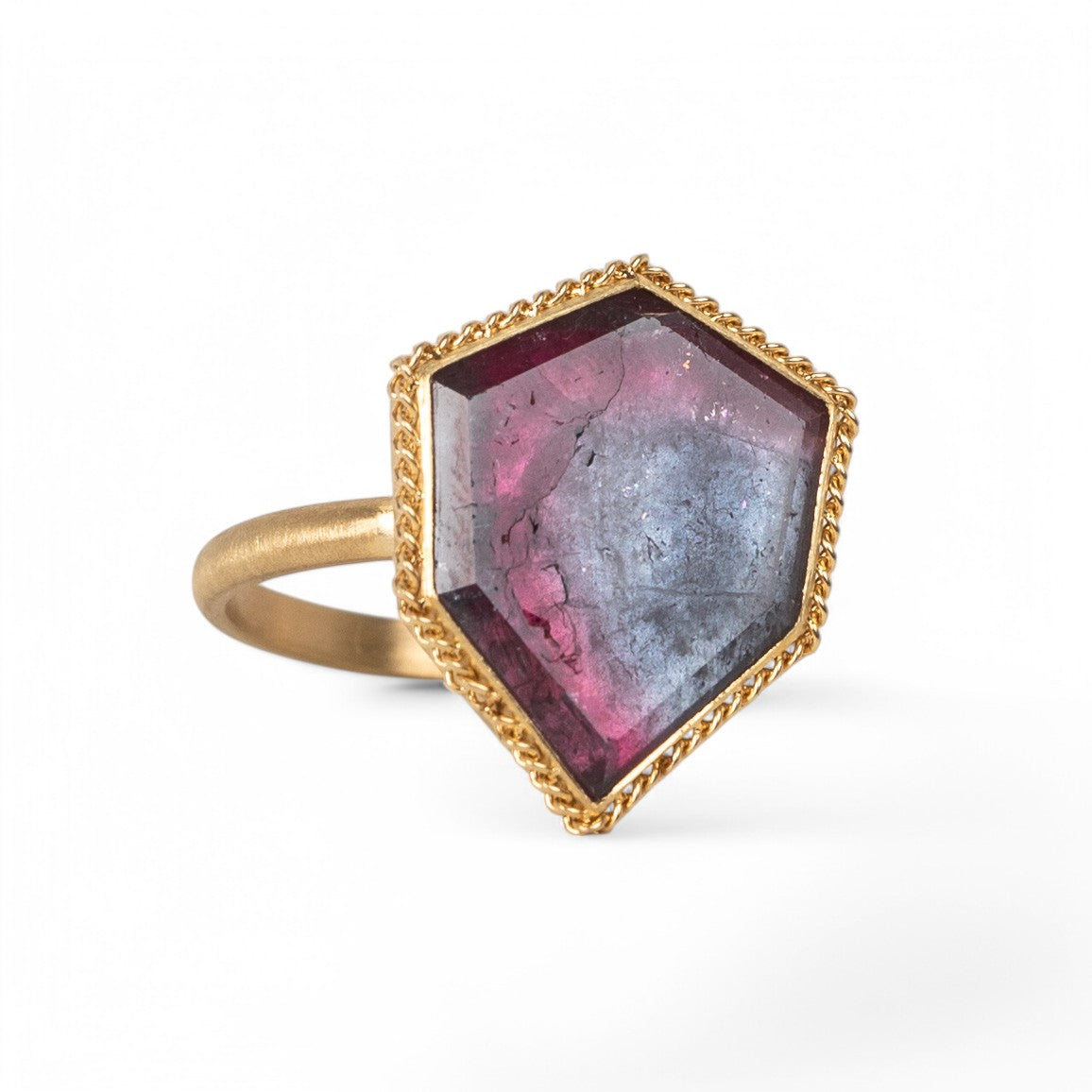 Multicolor Tourmaline ring