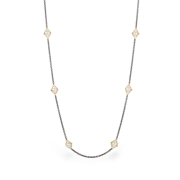 Pearl Station Necklace