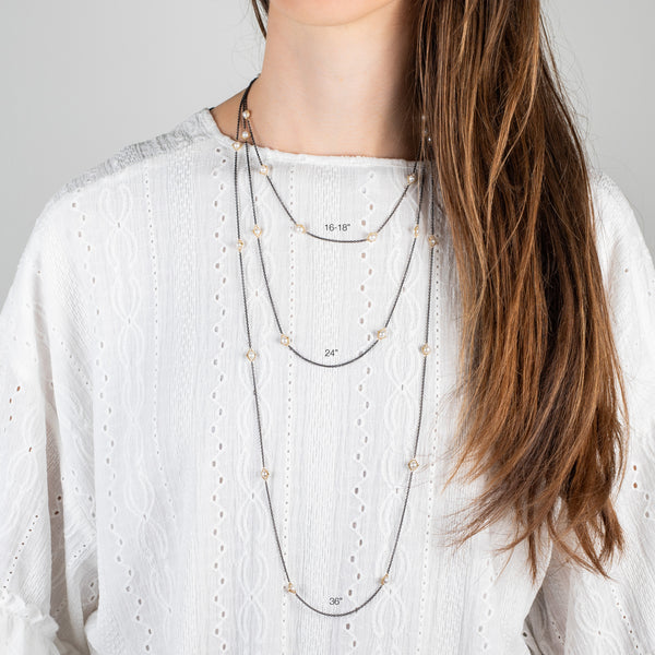 Pearl Station Necklace