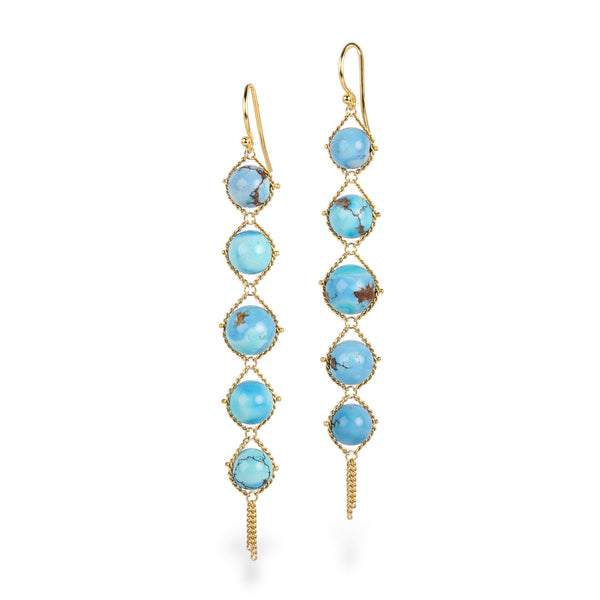 Golden Hills Turquoise earrings