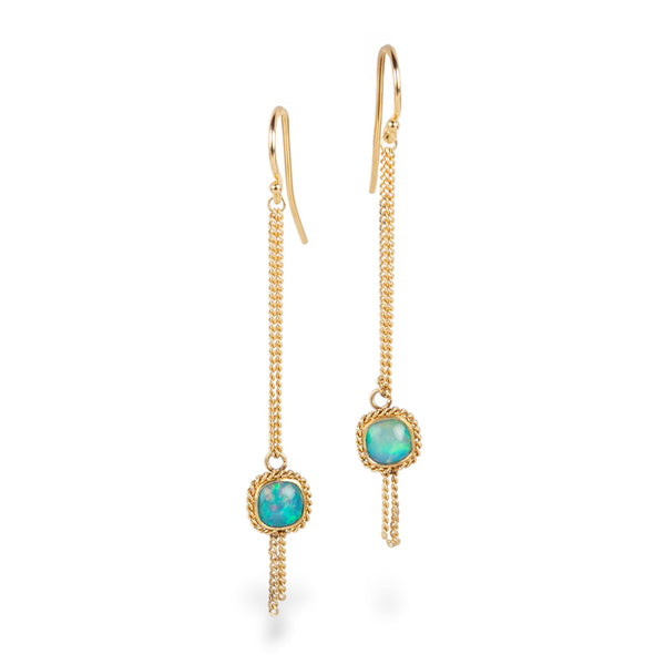 Ethiopian Opal earrings