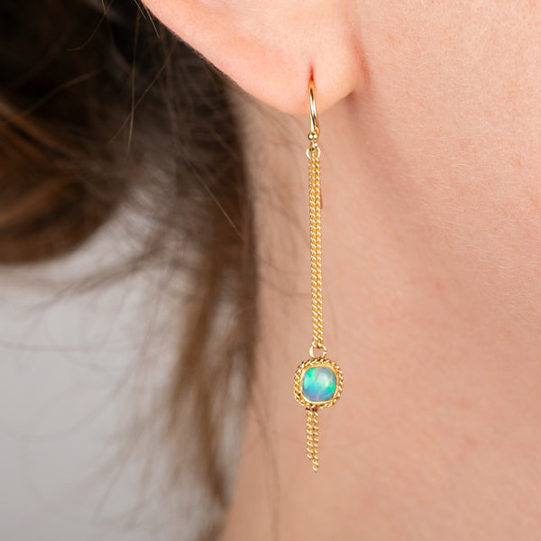 Ethiopian Opal earrings