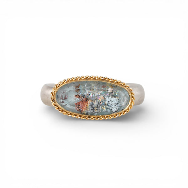 Topaz SS ring