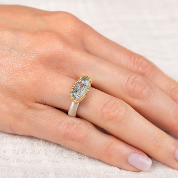 Topaz SS ring