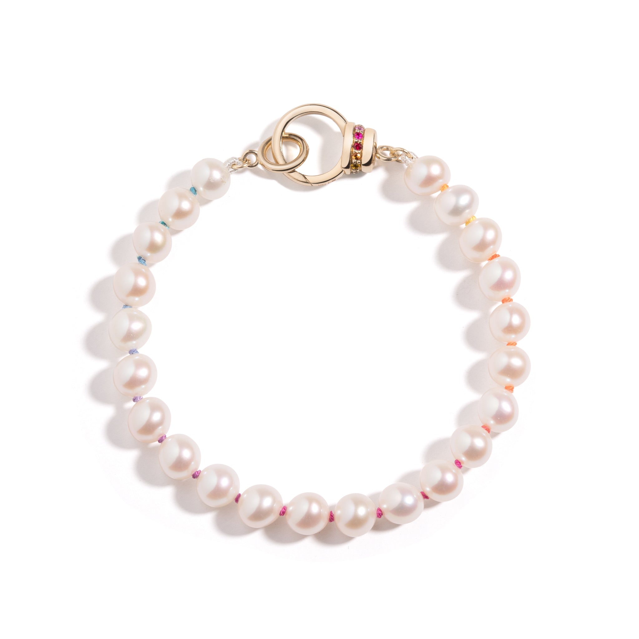 Mined + Found Classic Freshwater Pearl Bracelet