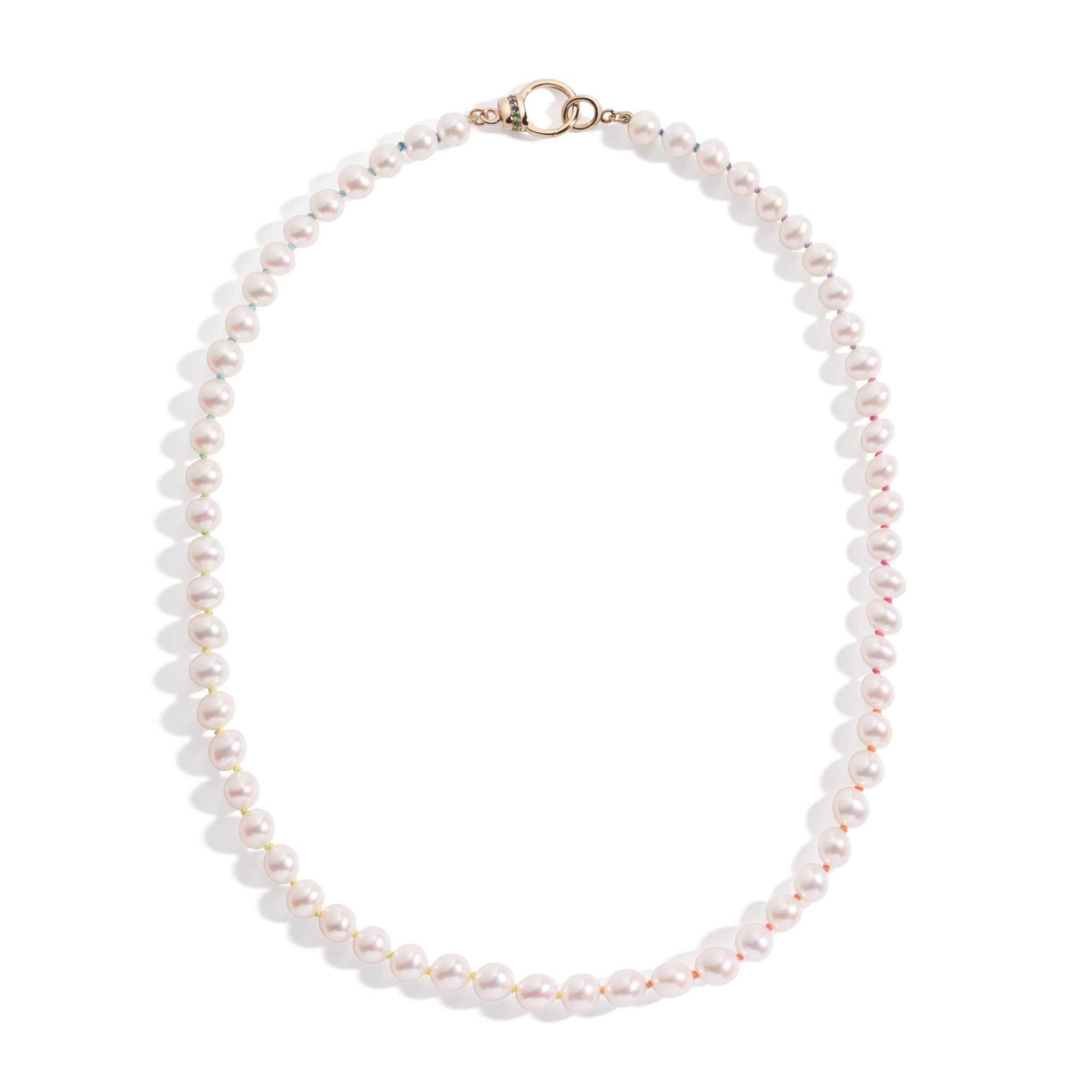 Mined + Found Classic Freshwater Pearl Necklace, 24"