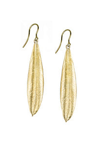 Aaron Henry Small Olive Leaf Earrings