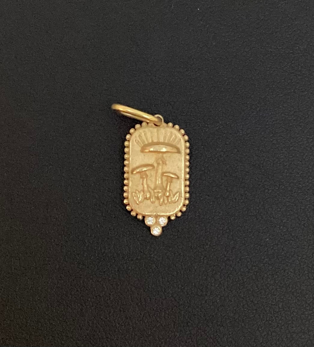 Erica Molinari Small Mushroom Charm