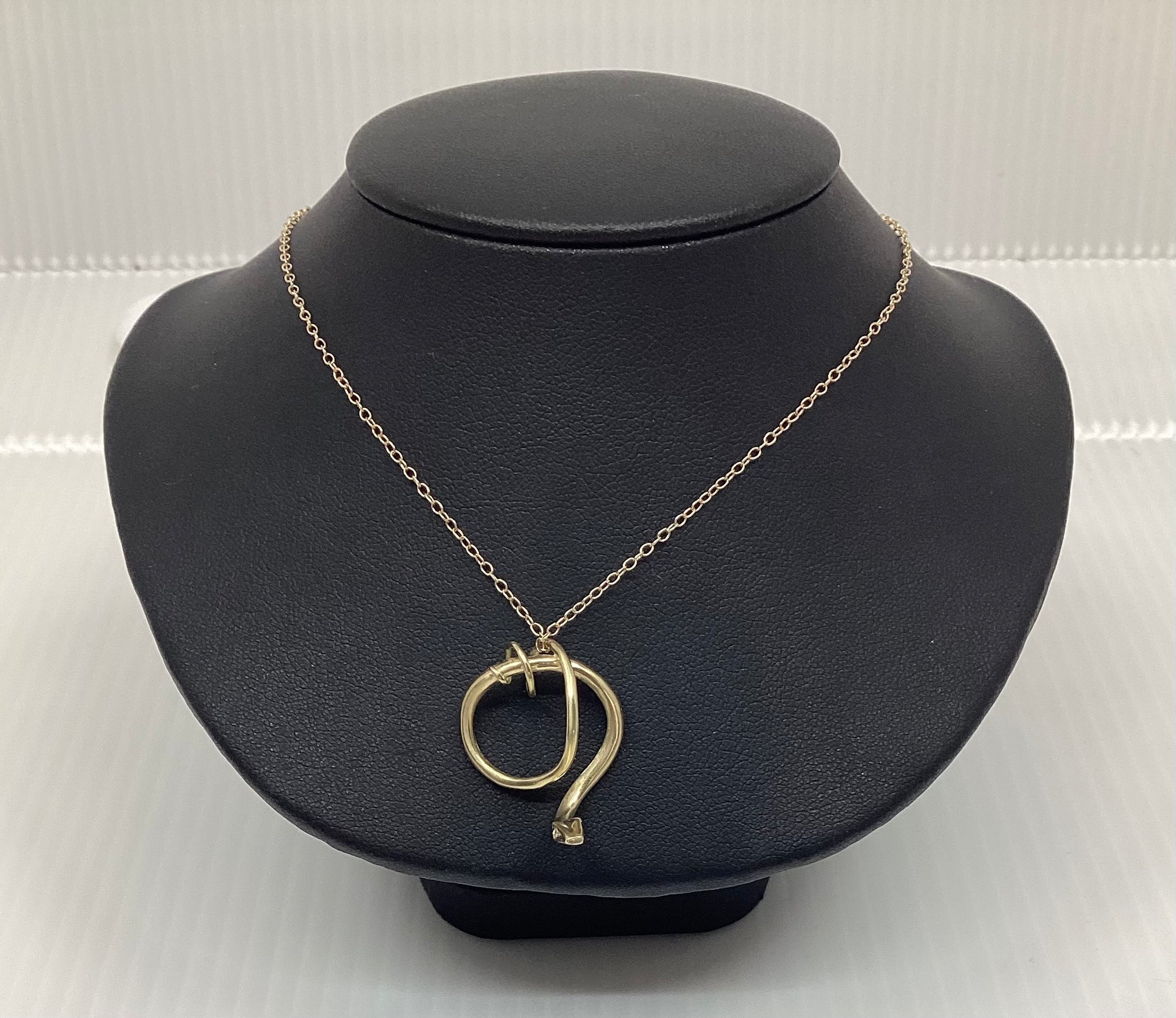 14K Serpent  pendant
