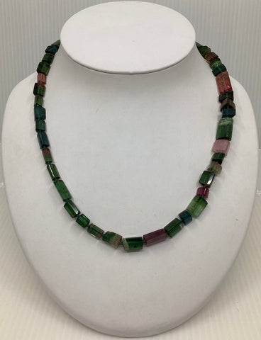 Watermelon Tourmaline Necklace