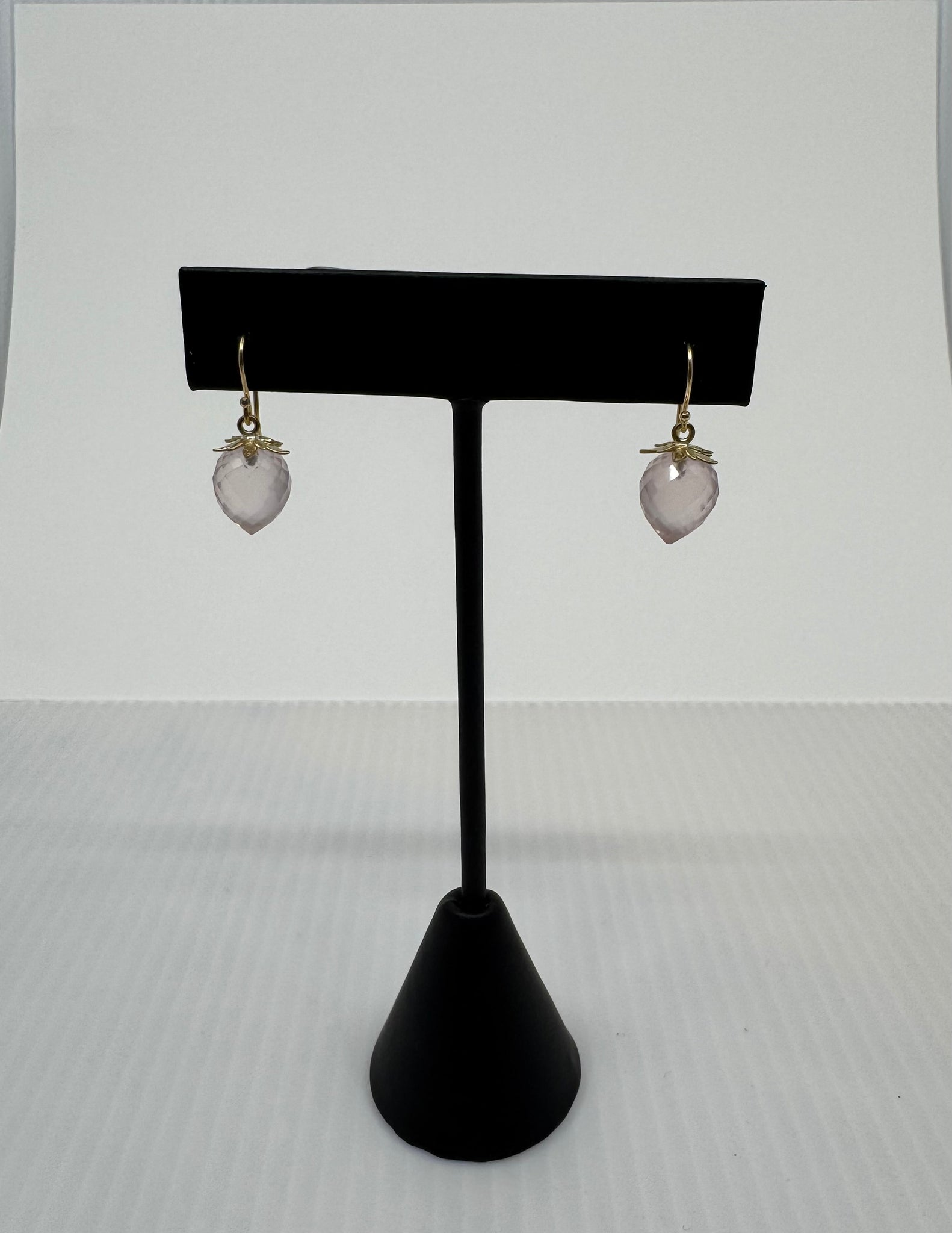 Rose quartz strawberries