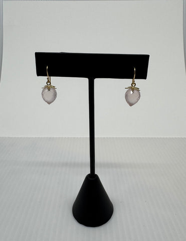 Rose quartz strawberries