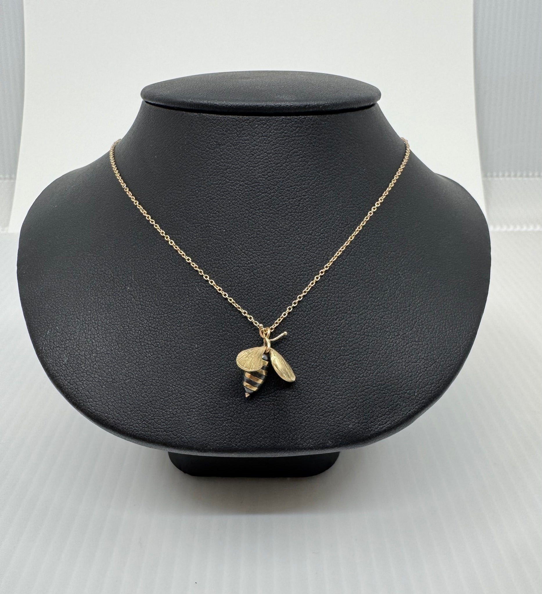 Oxi SS and 14K Bee pendant