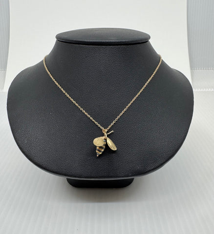 Oxi SS and 14K Bee pendant
