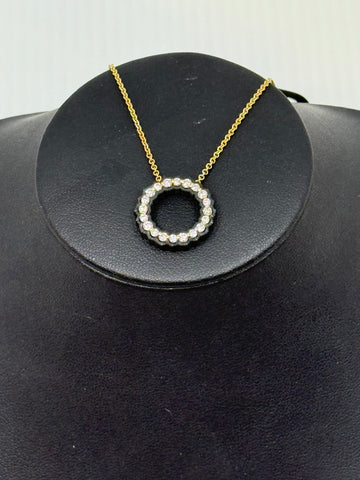 Sarah Graham Scallop Pendant with Diamonds