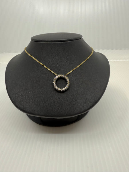 Sarah Graham Scallop Pendant with Diamonds