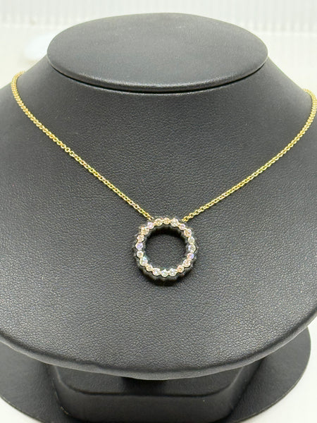 Sarah Graham Scallop Pendant with Diamonds