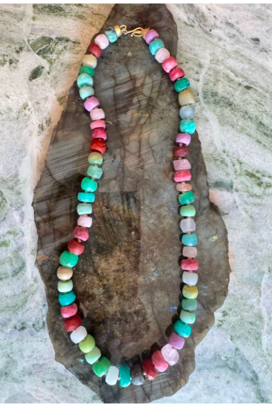 Candy Gem Bead Necklace