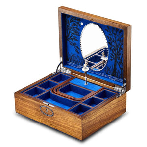 Ballet Musical Jewelry Box--Swan Lake Walnut