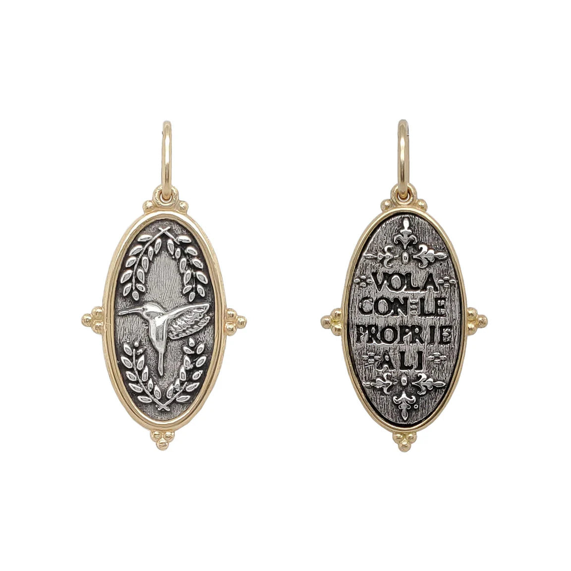 Erica Molinari Hummingbird and Vines Charm