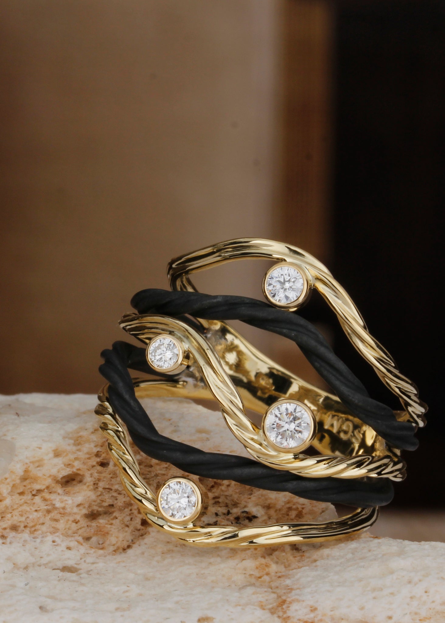 Sarah Graham Clover Swirl Ring