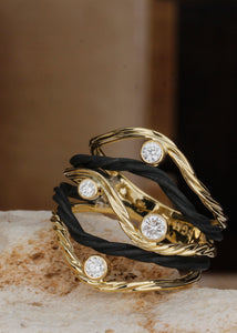 Sarah Graham Clover Swirl Ring