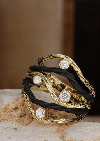 Sarah Graham Clover Swirl Ring