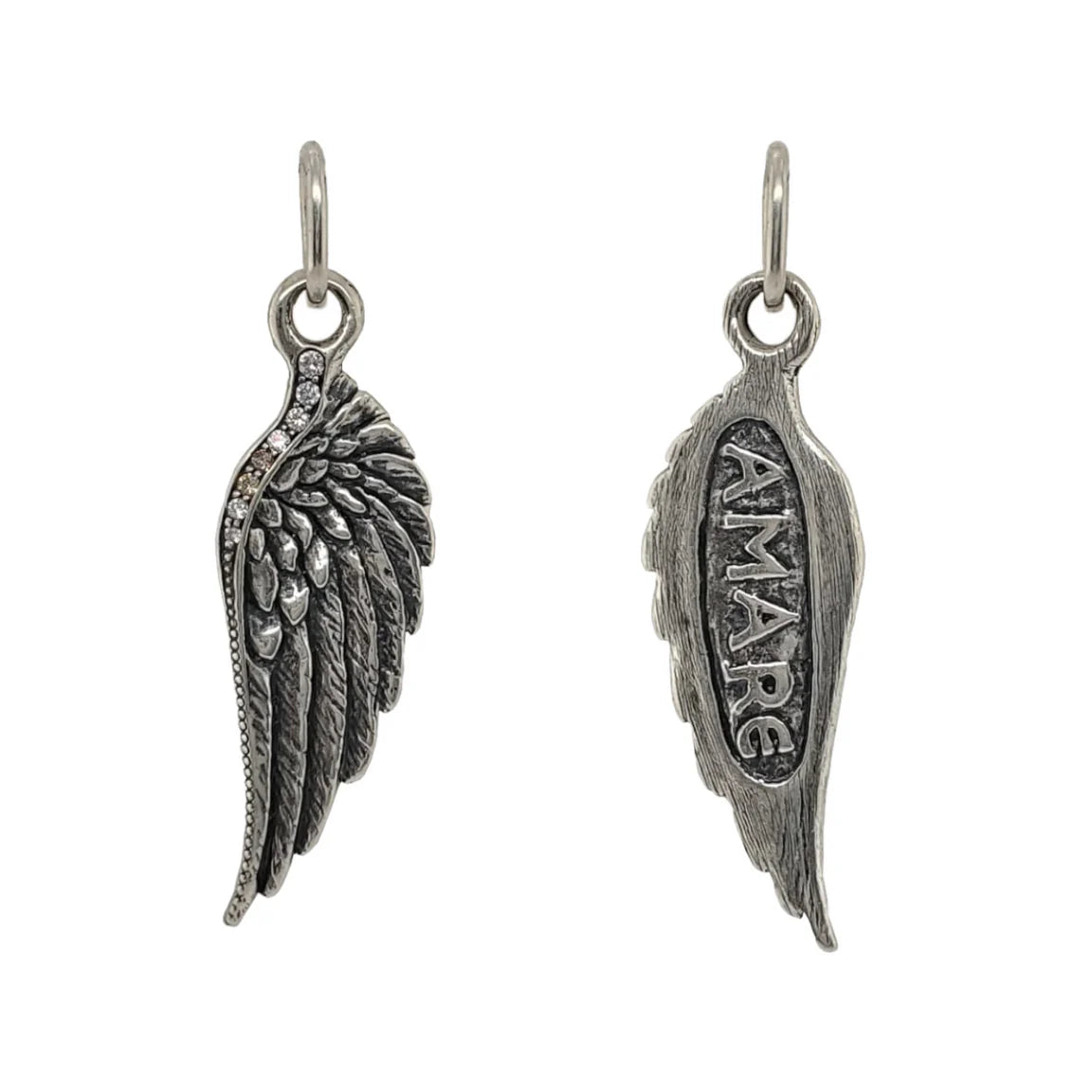 Erica Molinari Large Feather Charm SS
