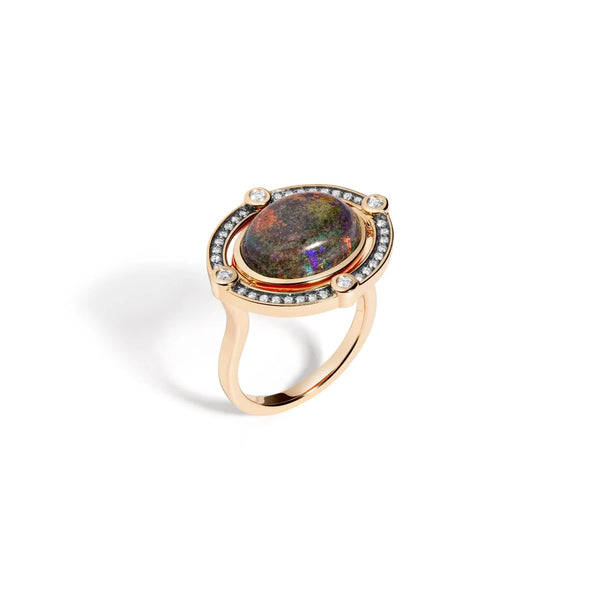 Mined + Found Reversible Compass Ring