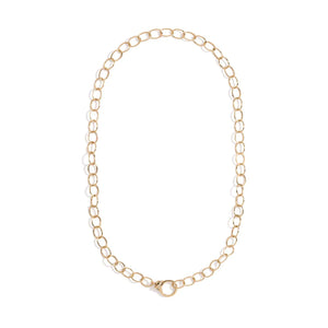 Mined + Found Large Oval LInk chain w/ diamond clasp